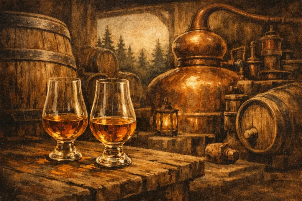 Deutschen Whisky richtig lagern