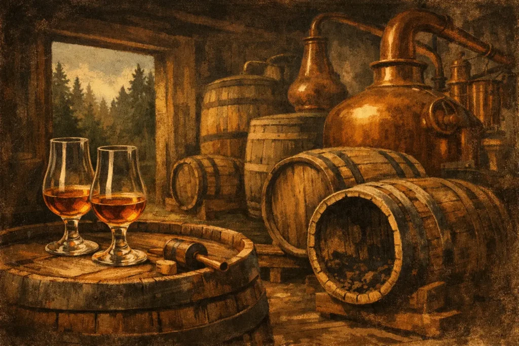 Welche Fassarten prägen deutschen Whisky?