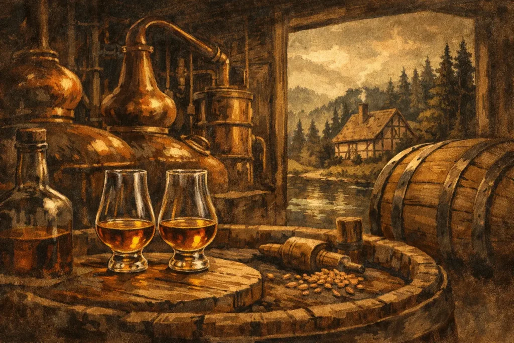 Deutsche Whisky-Destillerie-Porträts mit Charakter