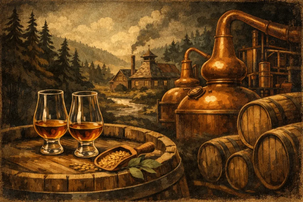 Nachhaltigkeit in Whisky-Destillerien verstehen